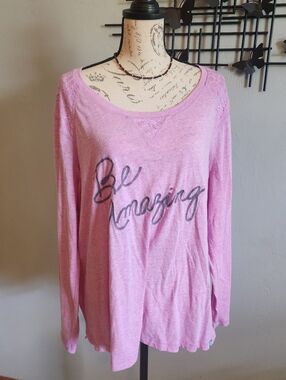 3 For $15! Lilac 'Be Amazing' Women's Top